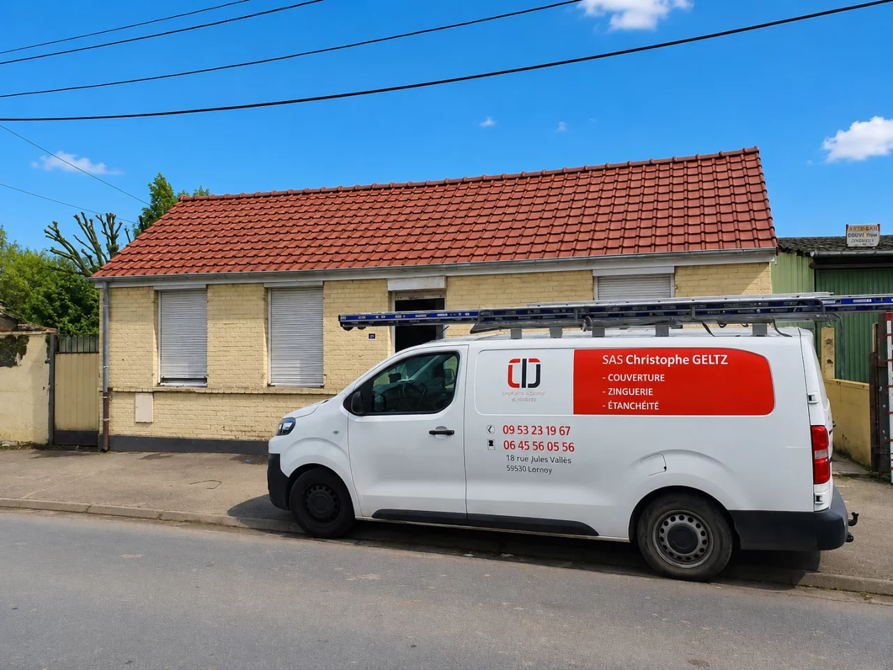 Rénovation de toiture et modification charpente extension à Esquerchin - SAS Christophe Geltz - Couvreur Arras, Lens, Douai - 3